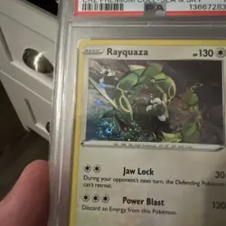 2024 POKEMON SWSH BLACK STAR PROMO #029 RAYQUAZA-HOLO PSA 10 GEM MINT SWIRL 🌀 - Image 2