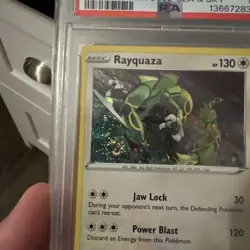 2024 POKEMON SWSH BLACK STAR PROMO #029 RAYQUAZA-HOLO PSA 10 GEM MINT SWIRL 🌀 - Image 5