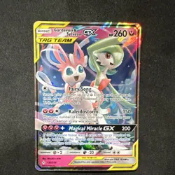 Pokemon Gardevoir & Sylveon GX Sm-Unbroken Bonds 130/214 Ultra Rare Holo 260 HP - Image 1