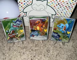 Pokemon TCG First Partner Illustration Collection Series 1 Kanto GEN 1 Starters - Image 1