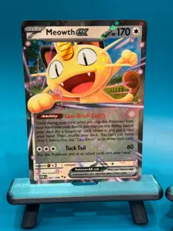 Two Pokemon TCG Meowth ex 062/088 x2 Perfect Order - Near Mint - Image 2