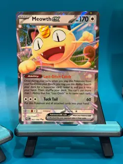 Two Pokemon TCG Meowth ex 062/088 x2 Perfect Order - Near Mint - Image 3