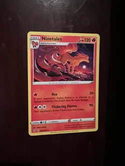 2020 Pokemon Sword & Shield - Rebel Clash - #025/192 - Ninetales (Rare) - Image 1