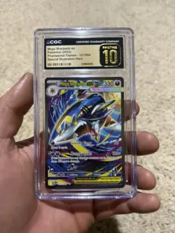 Pokemon Mega Sharpedo EX Illustration Rare Holo Phantasmal Flames 127/094 CGC 10 - Image 1