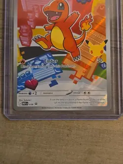 Charmander MEP 038 NM First Partner Illustration Rare Promo 30th Anniversary - Image 3