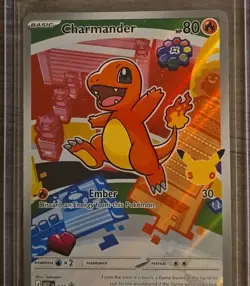 Charmander MEP 038 NM First Partner Illustration Rare Promo 30th Anniversary - Image 4