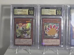 Yu-Gi-Oh 2021-2022 (4) Card SLABS LOT CGC Pristine 10 - Image 2