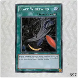 Black Whirlwind - GLD3-EN045 - Common Yugioh - Image 1