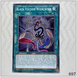 Black Feather Whirlwind - MP23-EN195 - Common 1st Edition Yugioh - Image 1