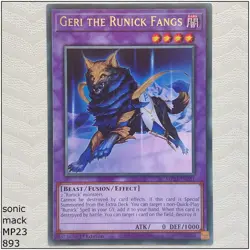 Geri the Runick Fangs - MP23-EN251 - Rare 1st Edition Yugioh - Image 1