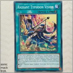 Radiant Typhoon Vision - DOOD-EN063 - Common 1st Edition Yugioh - Image 1