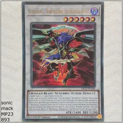Blackwing - Boreastorm the Wicked Wind - MP23-EN188 - Ultra Rare 1st Edit Yugioh - Image 1