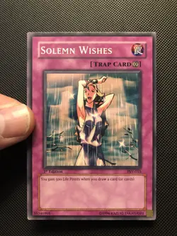 YUGIOH Solemn Wishes - PSV-055 - Common - 1st Edition - NA English Vintage - Image 1