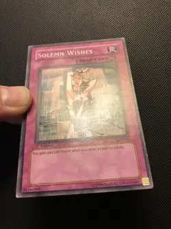YUGIOH Solemn Wishes - PSV-055 - Common - 1st Edition - NA English Vintage - Image 3