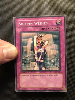 YUGIOH Solemn Wishes - PSV-055 - Common - 1st Edition - NA English Vintage - Image 4