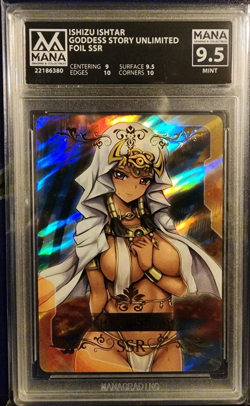 Goddess Story - Ishizu Ishtar (Yu-Gi-Oh!) - Waifu Card (Mana Grading 9.5 MINT) - Image 1