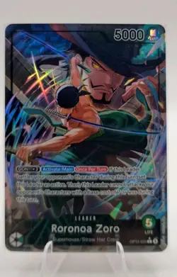 Roronoa Zoro (020) (Alternate Art) OP12-020 Legacy of the Master Foil - Image 1