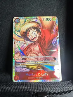 Monkey.D.Luffy ST10-006 SR, textured foil, 1st edition ENG, phima, tag gum gum - Image 1