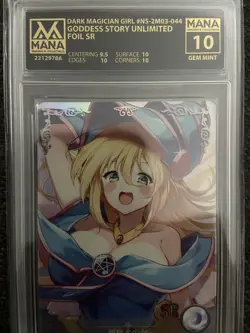 Dark Magician Girl NS-2M03 Goddess Story Foil SR MANA 10 Gem Mint Graded Yugioh - Image 2
