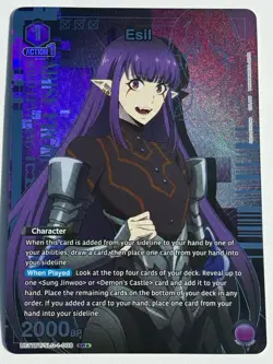 Esil SR Alt Art UE17BT/SLG-1-008 - Union Arena: Solo Leveling - English NM - Image 1