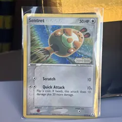 Pokemon Sentret Reverse Holo Card 62/92 EX Legend Maker Stamped lp - Image 1