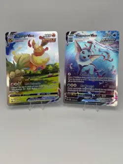 Vaporeon & Flareon VMAX Sword & Shield JUMBO Cards - Image 1