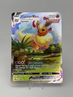 Vaporeon & Flareon VMAX Sword & Shield JUMBO Cards - Image 4