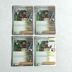x4 Explorer's Guidance 147/162 Prize Pack Series Cards Cosmos Holo Playset - Image 1