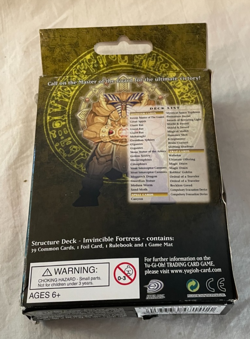 Yu-Gi-Oh Trading Card Deck Structure Deck "Invincible Fortress" Complete 1st Ed - Image 4