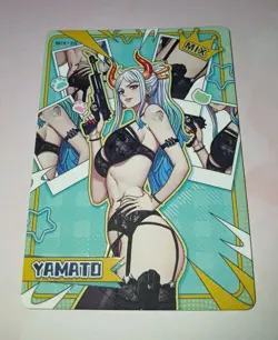 YAMATO Lingerie Goddess Glossy Card Fantasy Anime Doujin ONE PIECE Waifu - Image 1