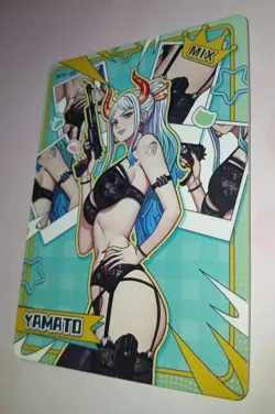 YAMATO Lingerie Goddess Glossy Card Fantasy Anime Doujin ONE PIECE Waifu - Image 2