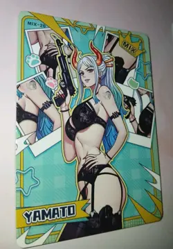 YAMATO Lingerie Goddess Glossy Card Fantasy Anime Doujin ONE PIECE Waifu - Image 3