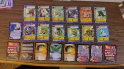 98 Digimon/Dragon Ball Z Mixed Card Lot All In Mint Condition - Image 1