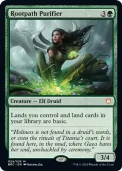 1 x Rootpath Purifier - Commander: The Brothers' War - NM-Mint - MTG - Image 1