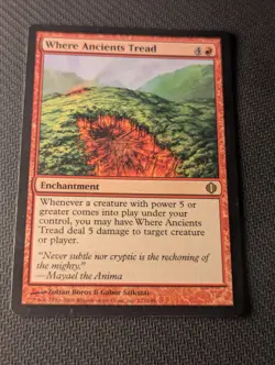 MtG - Where Ancients Tread - Commander 2013 - (C13) - NM - Image 1