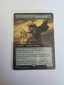 MTG Sandstorm Salvager Extended Art The Big Score Magic the Gathering - Image 1