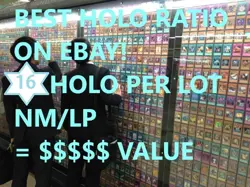 100x CARD LOT Guaranteed 16 HOLO PER LOT : RARE, SUPER, UR, SEC, NM - YUGIOH A+ - Image 1