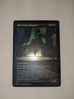 MTG - Rilsa Rael, Kingin (Etched Foil) - Baldur's Gate NM/M Condition - Image 1