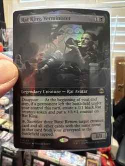 Rat King, Verminister Foil Rare MTG Ninja Turtles - Image 1