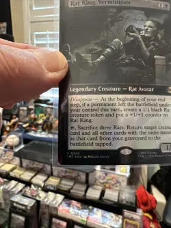 Rat King, Verminister Foil Rare MTG Ninja Turtles - Image 2
