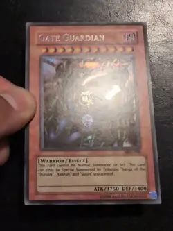 Yu-Gi-Oh! SECRET RARE HOLO CARD GATE GUARDIAN MRD-000 NM/VLP - Image 2