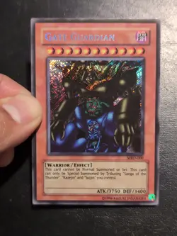 Yu-Gi-Oh! SECRET RARE HOLO CARD GATE GUARDIAN MRD-000 NM/VLP - Image 3