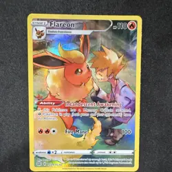 Pokemon Flareon Ultra Rare Swsh09 Brilliant Stars TG01/TG30 Holo 110 HP Stage 1 - Image 1