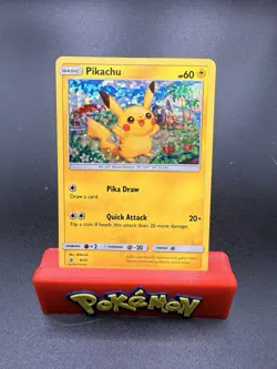 Pokemon TCG - 2018 Pikachu 4/12 - McDonald's Promo Holofoil - LP-c - Image 1
