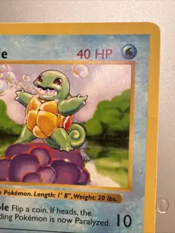 Squirtle 63/102 - 1st edition Shadowless Base 1999 - English - Heavily Played - Image 3