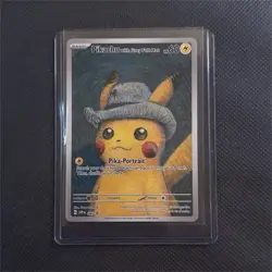 Pokemon Pikachu with Grey Felt Hat 085 SV Scarlet & Violet Promo Card English - Image 1
