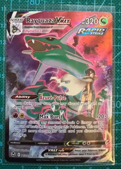 Pokemon TCG Rayquaza VMAX TG20/TG30 Ultra Rare - SW&SH Silver Tempest English - Image 1