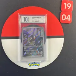 2025 Pokemon S-Chinese Obsidian Flames CSV5C 134/129 AR Houndour Grade10 - Image 1