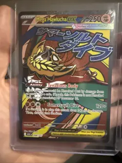 Mega Hawlucha EX 268/217 Ascended Heroes Mega Attack Rare Pokemon TCG NM - Image 1