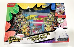 Pokemon Ascended Heroes Lot Gardevoir Premium Poster, First Partner, Deluxe Pin - Image 2